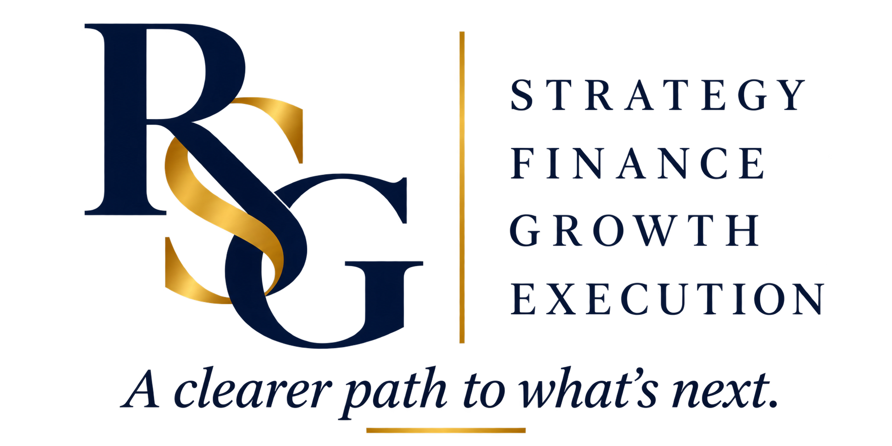 RSG — Strategy, Finance, Growth, Execution. A clearer path to what’s next.